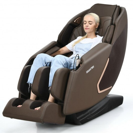 Soothe 10-Full Body Zero Gravity Massage Chair with SL Track Heat Installation-free-Black
