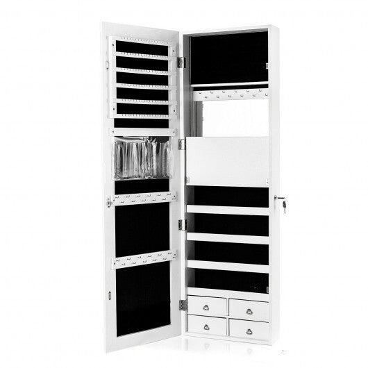 Multipurpose Storage Cabinet with 4 Drawers-Black