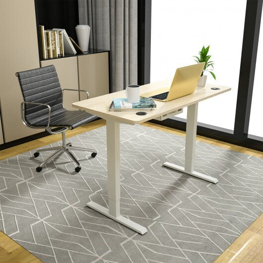 55" x 28" Universal Tabletop for Standard and Standing Desk Frame-Natural W2B