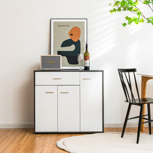 Buffet Sideboard Storage Cabinet with Spacious Table Top W2B