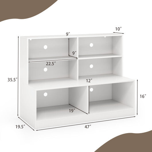 Entryway Shoe Cabinet with 2 Anti-tipping Kits-White W2B