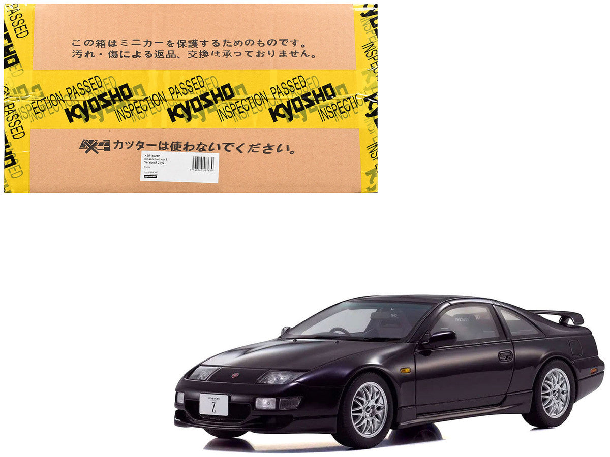Nissan Fairlady Z (Z32) Version R 2by2 RHD (Right Hand Drive) Purple Metallic 1/18 Model Car by Kyosho-4