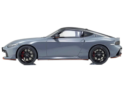 Nissan Fairlady Z NISMO RHD (Right Hand Drive) Gray with Black Top 1/18 Model Car by Kyosho Kyosho