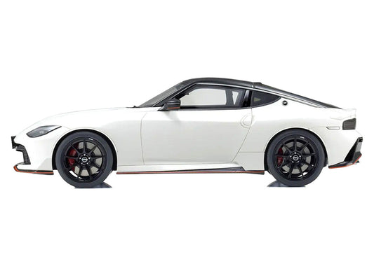 Nissan Fairlady Z NISMO RHD (Right Hand Drive) White with Black Top 1/18 Model Car by Kyosho Kyosho