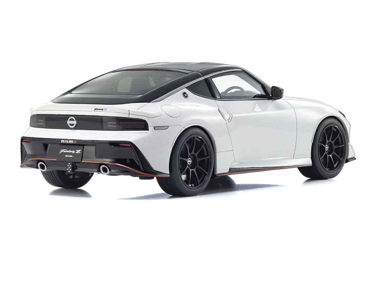 Nissan Fairlady Z NISMO RHD (Right Hand Drive) White with Black Top 1/18 Model Car by Kyosho Kyosho