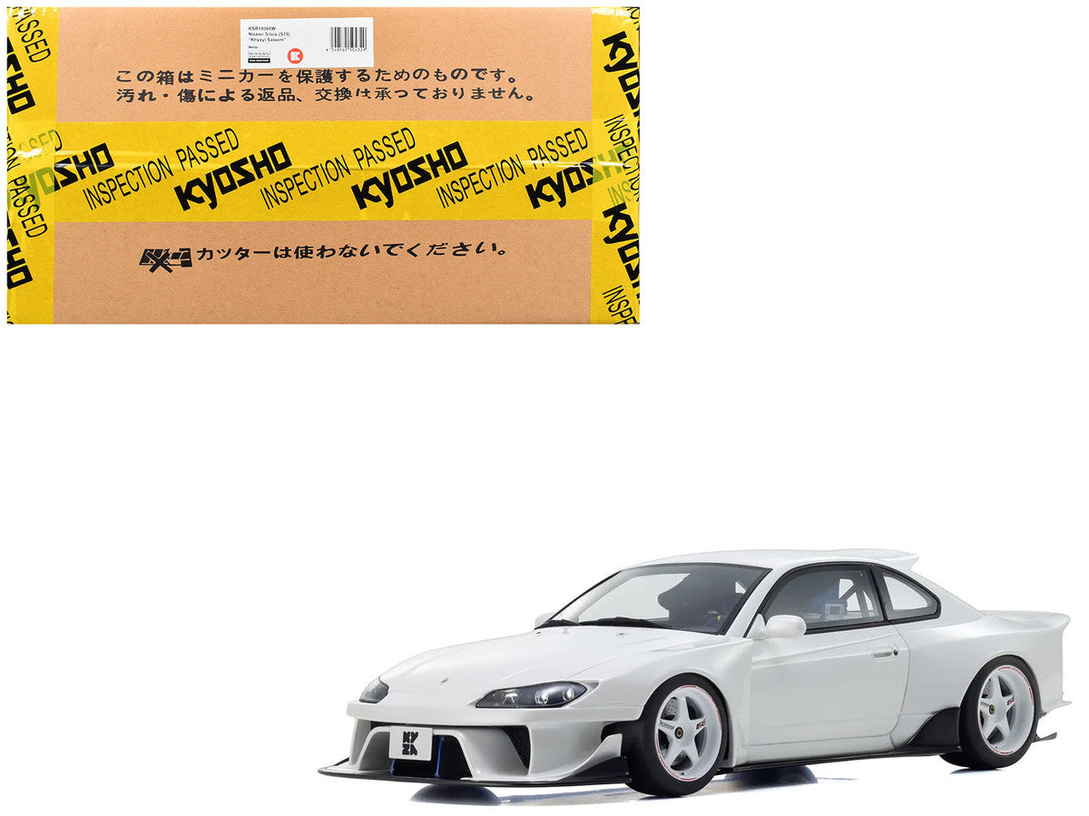 Nissan Silvia (S15) "Khyzyl Saleem" White 1/18 Model Car by Kyosho Kyosho