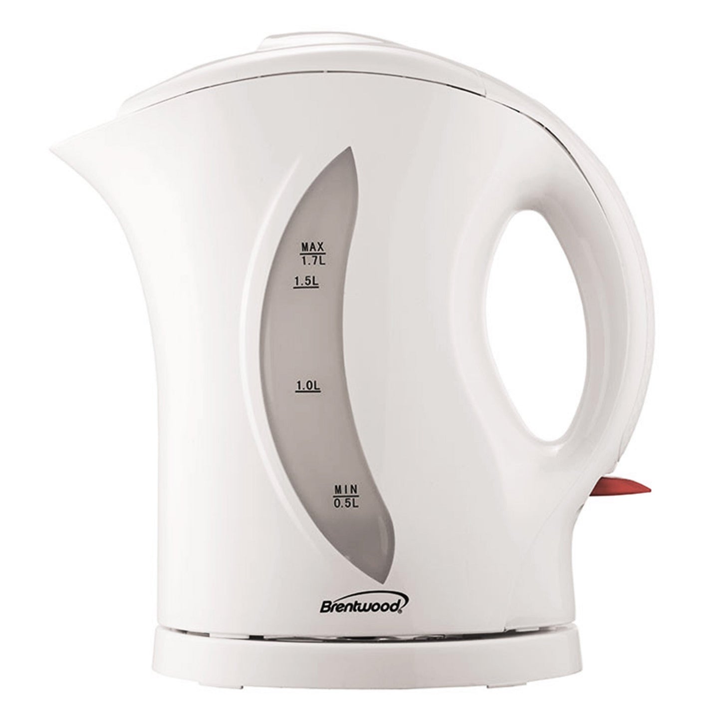 Brentwood 1.7 Liter Cordless Plastic Tea Kettle in White W2B