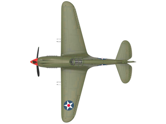 Curtiss P-40B Warhawk Aircraft "Hawaii" (1945) United States Army Air Forces "Planes of World War II" Series 1/72 Diecast Model Airplane by Luppa Luppa