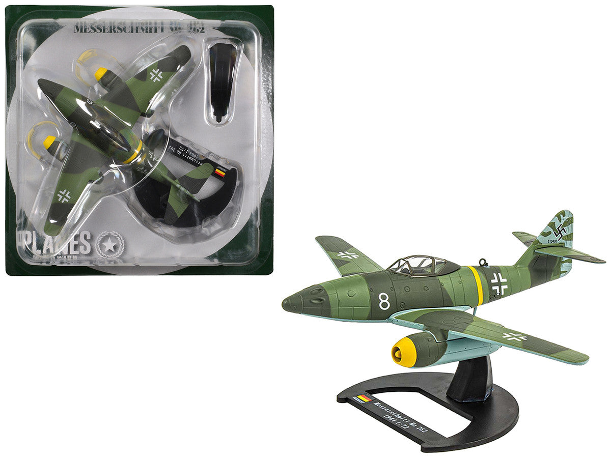 Messerschmitt Me 262 Fighter Aircraft "White 8 258 aerial victory ace Walter Nowotny Kommando Nowotny Germany" (1944) German Luftwaffe 1/72 Diecast Model Airplane by Luppa Luppa