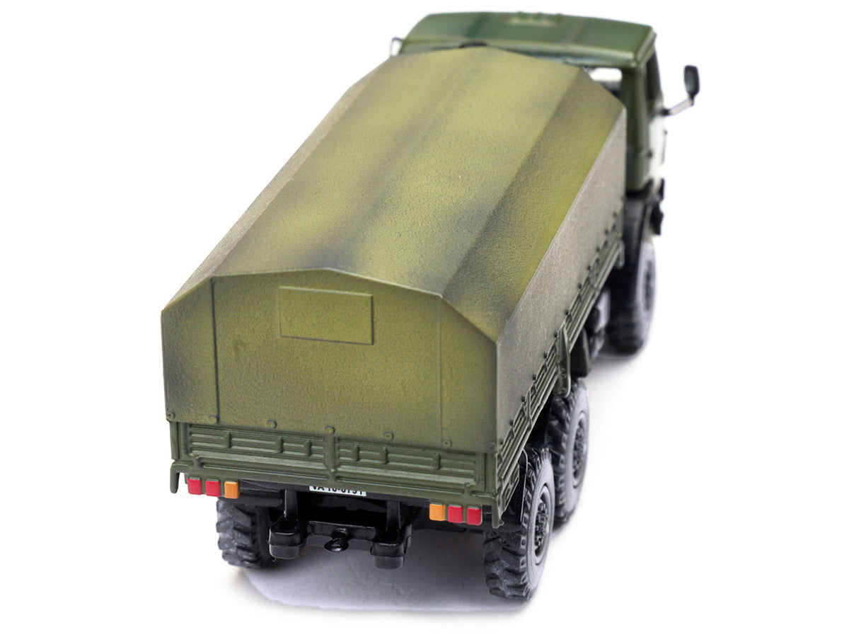 Kamaz 4310 Transport Truck Green (Weathered) "Ukrainian Ground Forces" 1/72 Diecast Model by Legion Legion