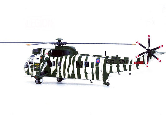 Westland Sea King HC.4 Helicopter "40th Anniversary Livery 848 Naval Air Squadron Commando Helicopter Force Royal Naval Air Station Yeovilton Somerset" (2009) British Royal Navy 1/72 Diecast Model by Legion-1