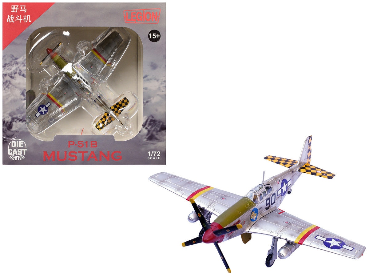 North American P-51B Mustang Aircraft "Sweet Clara II 319th Fighter Squadron 325th Fighter Group" (1944) United States Army Air Forces 1/72 Diecast Model Airplane by Legion Legion