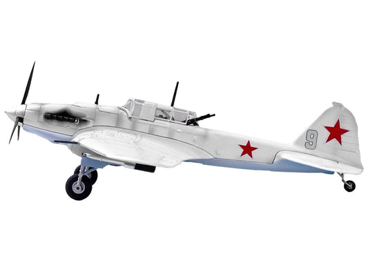 Ilyushin IL-2 Shturmovik Aircraft White "3rd Squadron 505th Air Assault Regiment 226th Air Assault Division Battle of Stalingrad" (1942) Soviet Air Force 1/72 Diecast Model Airplane by Legion Legion