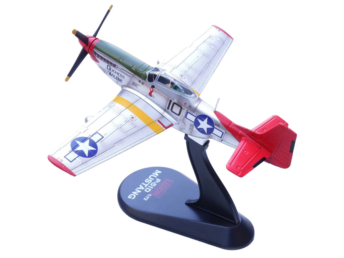 North American P-51D Mustang Aircraft "Duchess Arlene Robert Williams 100th Fighter Squadron 332nd Fighter Group Tuskegee Airmen Fifteenth Air Force Italy" (1944) United States Army Air Forces 1/72 Diecast Model Airplane by Legion-4