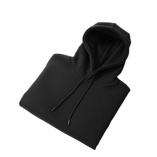 Women Pullover Hoodie, Small Size, Fleece Long Sleeve Comfy Casual Basic Pullover Hooded Sweatshirt, Warm & Skin-friendly, Practical & Trendy, Black Hoodie with Large Pocket for Fall & Winter W2B