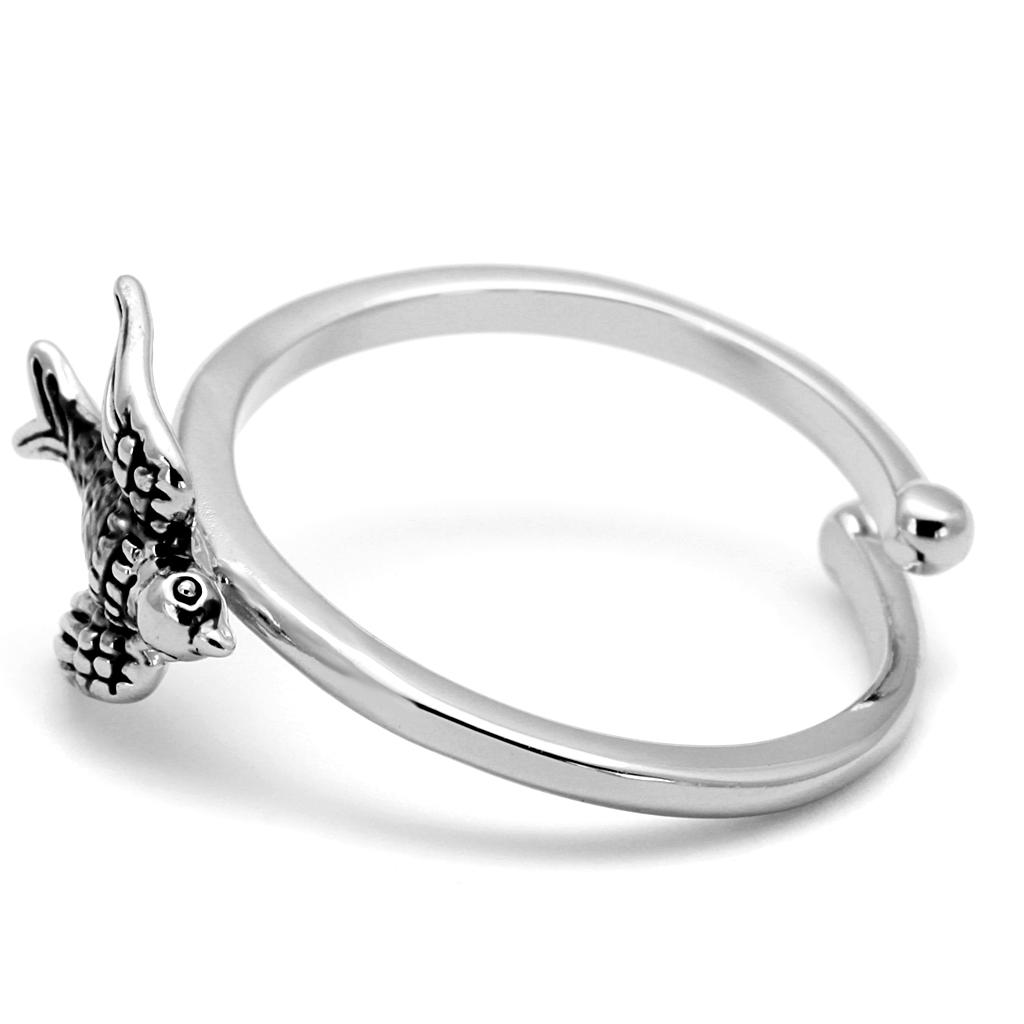 LO4053 - Rhodium Brass Ring with No Stone-2