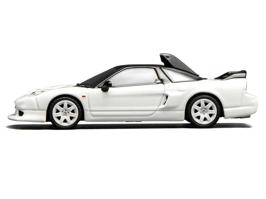 Honda NSX-R GT RHD (Right Hand Drive) Championship White with Black Top "Intern 64" Series 1/64 Diecast Model Car by MotorHelix Motorhelix