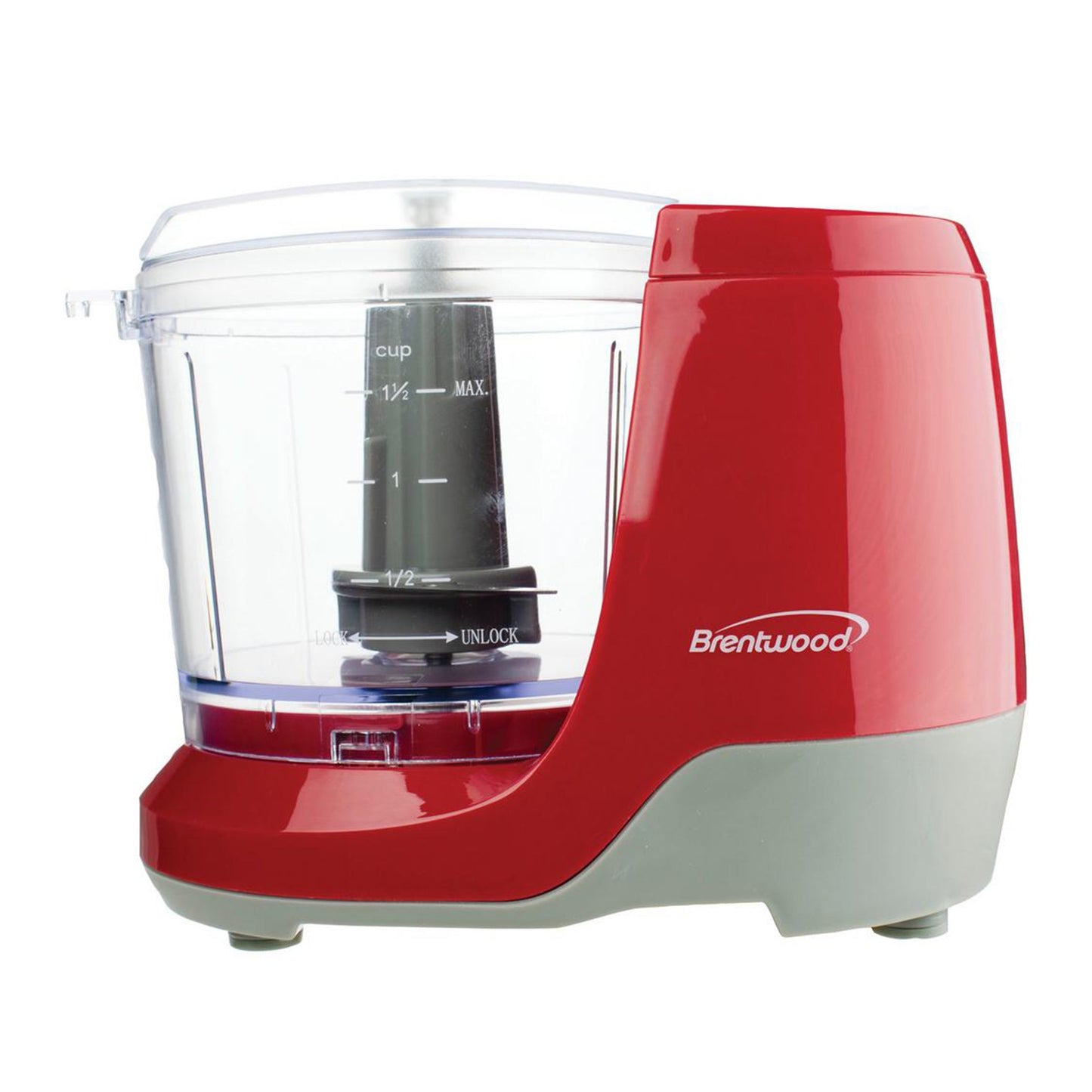 Brentwood 1.5 Cup Mini Food Chopper in Red W2B