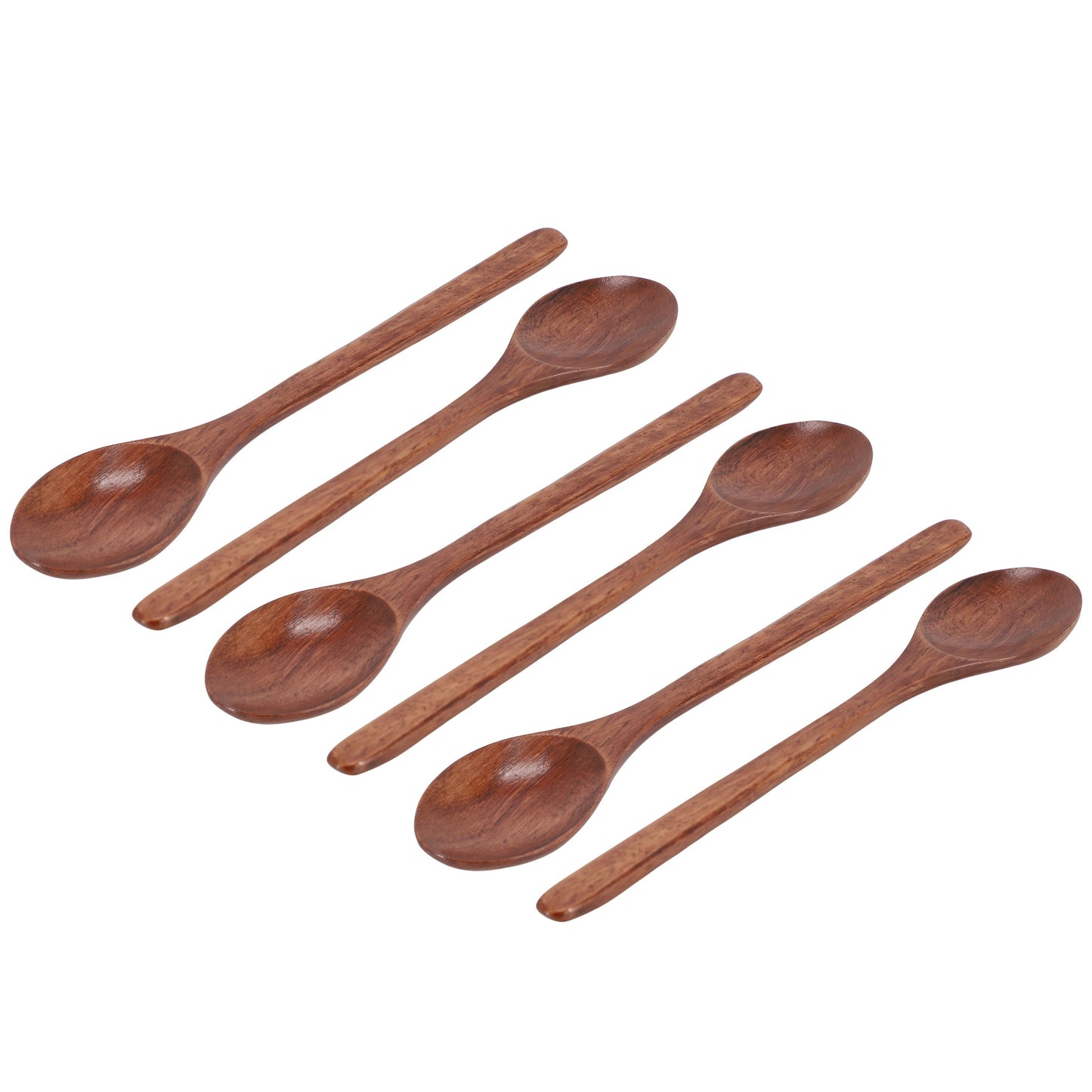 MegaChef 6 Piece 9 Inch Acacia Wood Spoon Set W2B