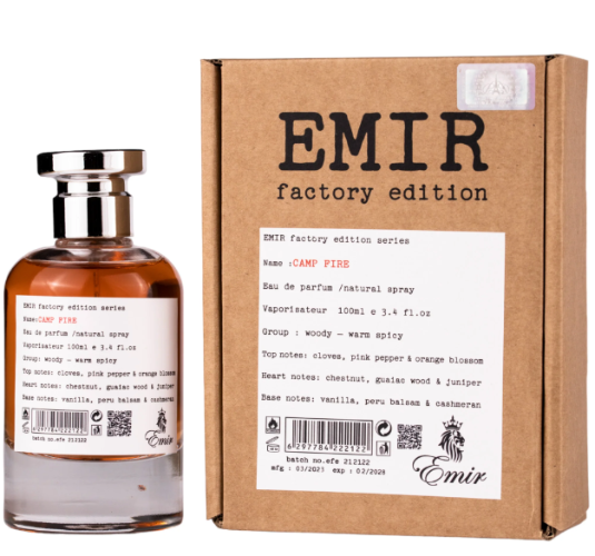 Paris Corner Emir Factory Edition Camp Fire Eau De Parfum W2B