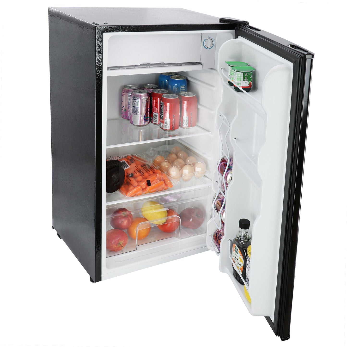 MegaChef 3.2 cu. ft. Compact Freestanding Mini Refrigerator in Black W2B