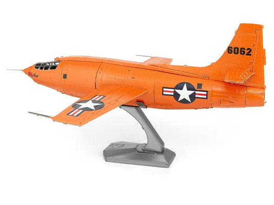Model Kit Bell X-1 Aircraft "United States Air Force" (Moderate Difficulty) Steel Model by Metal Earth Metal Earth