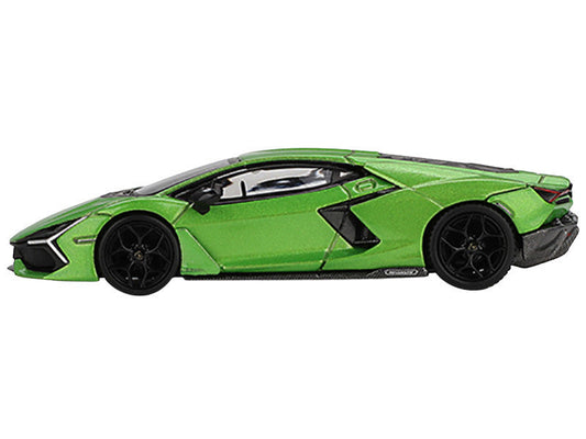 Lamborghini Revuelto Verde Selvans Green Metallic Limited Edition 1/64 Diecast Model Car by Mini GT Mini GT
