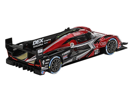 Acura ARX-06 GTP #40 Louis Deletraz - Colton Herta - Jordan Taylor "Wayne Taylor Racing with Andretti" Winner IMSA "12 Hours of Sebring" (2024) Limited Edition 1/64 Diecast Model Car by Mini GT Mini GT