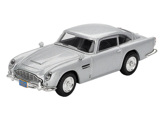 Aston Martin DB5 Birch Silver Metallic 007 James Bond "Casino Royale" (2006) Movie Limited Edition 1/64 Diecast Model Car by Mini GT Mini GT