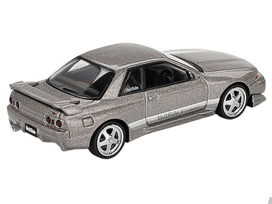 Nissan Skyline GT-R (R32) RHD (Right Hand Drive) "Veilside Combat C-I" Gray Metallic Limited Edition 1/64 Diecast Model Car by Mini GT Mini GT