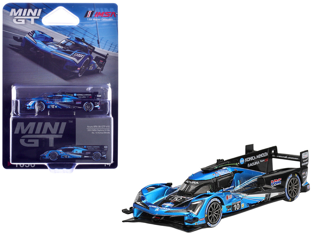 Acura ARX-06 GTP #10 Filipe Albuquerque - Marcus Ericsson - Brendon Hartley - Ricky Taylor "Wayne Taylor Racing with Andretti" IMSA "24 Hours of Daytona" (2024) Limited Edition 1/64 Diecast Model Car by Mini GT-2