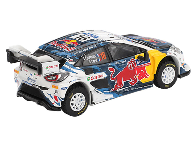 Ford Puma Rally1 #16 Adrien Fourmaux - Alexandre Coria "M-Sport Ford WRT" 3rd Place "Rally Finland" (2024) Limited Edition 1/64 Diecast Model Car by Mini GT Mini GT
