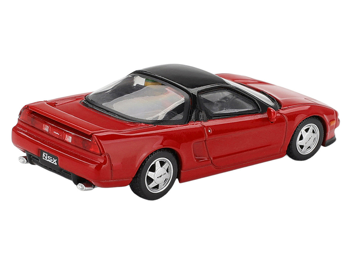 1989 Honda NS-X Prototype "Ayrton Senna - Midship Sports" Red with Black Top and Driver Figure Limited Edition 1/64 Diecast Model Car by Mini GT Mini GT