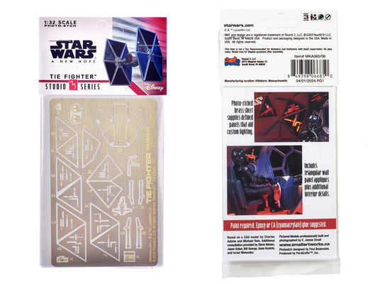 Photoetch Set for "Star Wars: A New Hope" Tie Fighter Kit 1/32 Scale by AMT-1