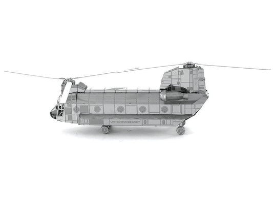 Model Kit Boeing CH-47 Chinook Transport Helicopter (Moderate Difficulty) Steel Model by Metal Earth-1
