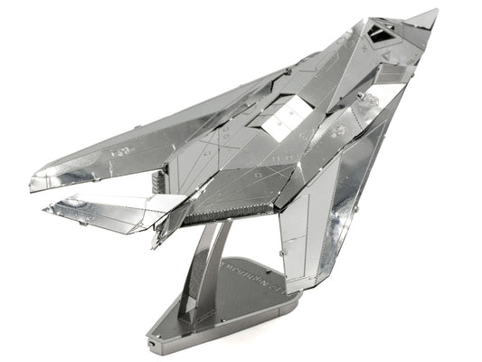 Model Kit Lockheed Martin F-117 Nighthawk Stealth Aircraft "United States Air Force" (Moderate Difficulty) Steel Model by Metal Earth-1