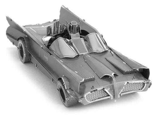 Model Kit 1966 Classic TV Series Batmobile "Batman" (1966) TV Series (Challenging Difficulty) Steel Model by Metal Earth Metal Earth