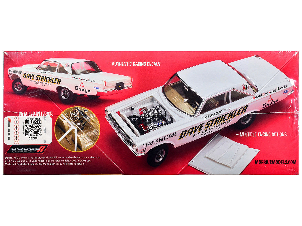 Skill 3 Model Kit Dave Strickler's 1965 Dodge AWB Funny Car 1/25 Scale Model by Moebius Moebius