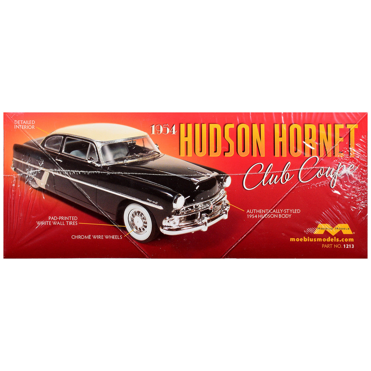 Skill 3 Model Kit 1954 Hudson Hornet Coupe 1/25 Scale Model by Moebius Moebius