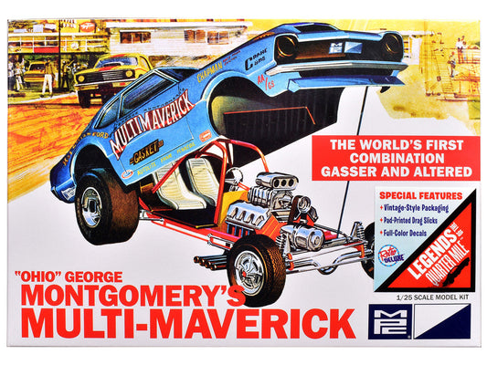 Skill 2 Model Kit "Ohio" George Montgomery's Multi Maverick Funny Car 1/25 Scale Model by MPC MPC