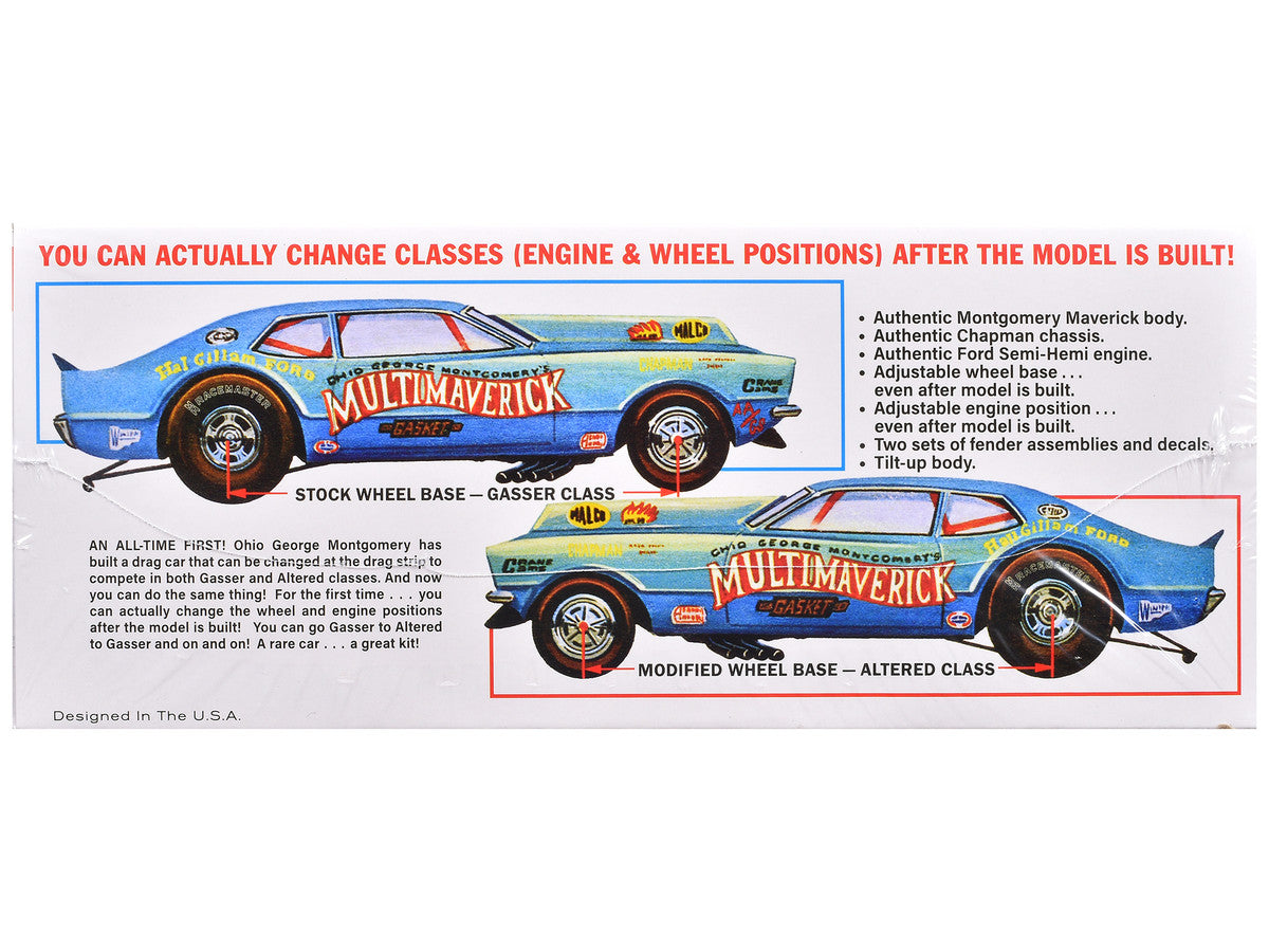 Skill 2 Model Kit "Ohio" George Montgomery's Multi Maverick Funny Car 1/25 Scale Model by MPC MPC