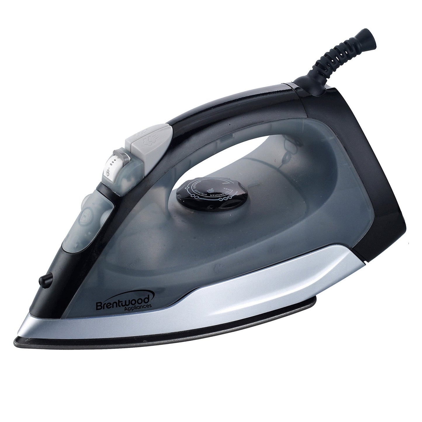 Brentwood Full Size Steam / Spray / Dry Iron in Black and Gray W2B
