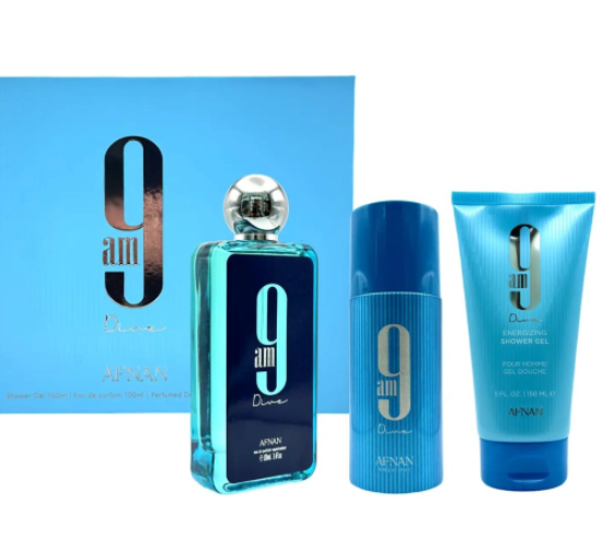 Afnan 9 Am Dive 3 Piece Gift Set W2B