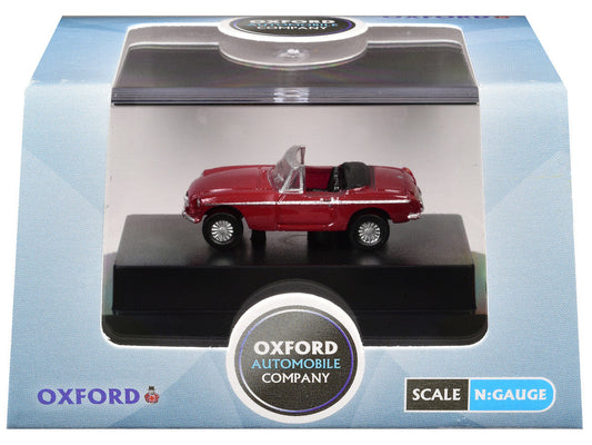 MG MGB Roadster RHD (Right Hand Drive) Tartan Red 1/148 (N) Scale Diecast Model Car by Oxford Diecast Oxford Diecast
