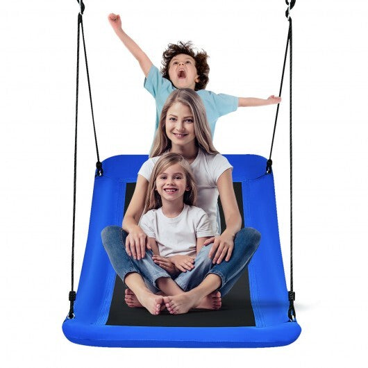 700lb Giant 60 Inch Platform Tree Swing for Kids and Adults-Multicolor W2B