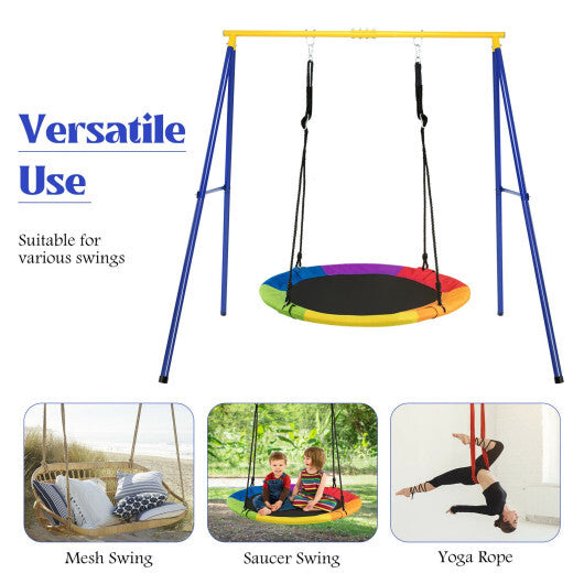 Extra Large Heavy Duty A-Frame Steel Swing Stand W2B