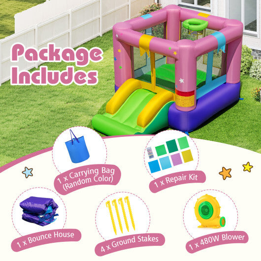 Bouncy Castle with Jumping Area and 480W Blower