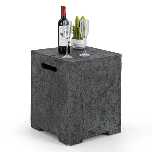 Propane Tank Cover Table Outdoor Gas Tank Storage Hideaway Cover W2B
