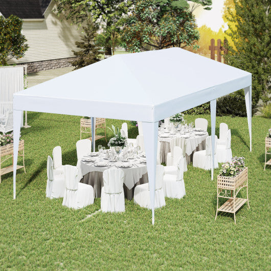 10 x 20 FT Pop up Canopy Tent with Carry Bag for Party BBQ-White W2B