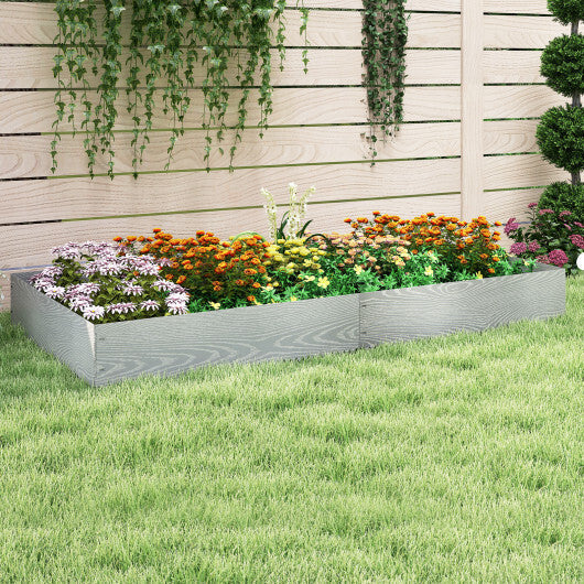 6-Pack 20 FT Galvanized Metal Landscape Edging for Lawn W2B
